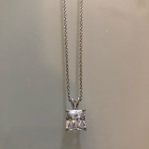 Kenneth Lane Crystal Solitaire Pendant